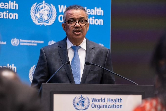 Archivo - Discurso inaugural del director general de la Organización Mundial de la Salud (OMS), Tedros Adhanom Ghebreyesus, en el 152º Consejo Ejecutivo de la OMS. En Ginebra (Suiza), a 30 de enero 