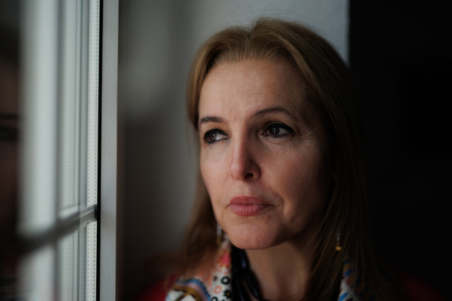Archivo - La directora de la Organización Nacional de Trasplantes, Beatriz Domínguez, posa durante una entrevista con Europa Press, en la sede de la ONT, a 22 de febrero de 2023, en Madrid (España). Desde noviembre de 2006, Domínguez  es miembro del equip
