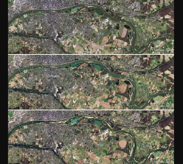 Descenso de caudal en el Loira desde 2021