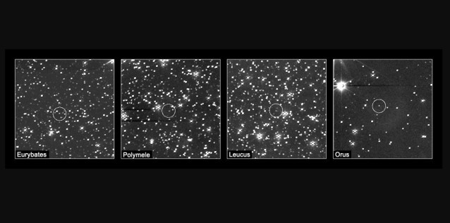 Primeras imágenes tomadas por la misión LUCY de la NASA de los asteroides troyanos a los que se dirige