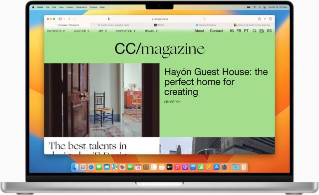 El navegador de Apple Safari.