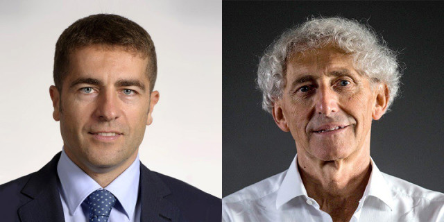 De izquierda a derecha: Alessandro Zucchetti, presidente de Zucchetti, y Alfio Quarteroni, presidente del Comité Científico Zucchetti