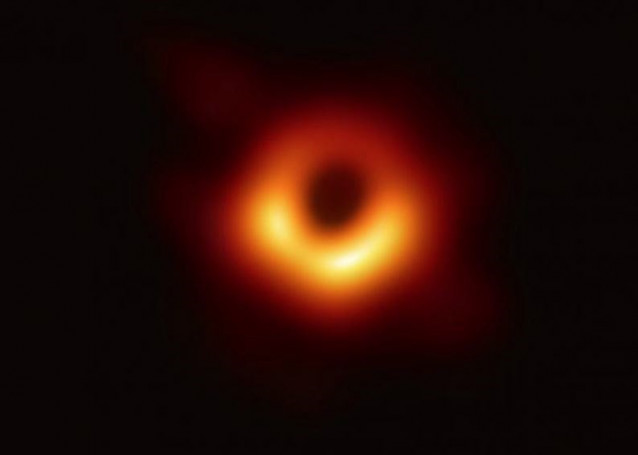 Imagen de un agujero negro
