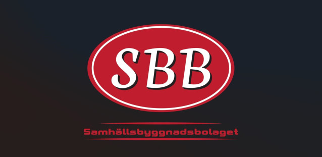 Logo de la inmobiliaria sueca SBB.