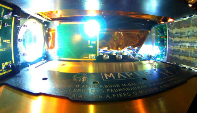 Aspecto del generador de energía en el espacio MAPLE
