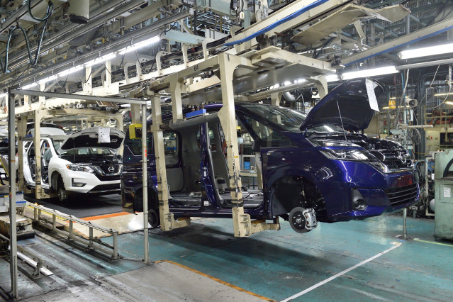 Archivo - Planta de Nissan en Kyushu (Japón).