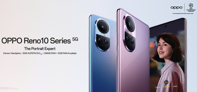 La nueva serie OPPO Reno10 ya disponible para precompra.