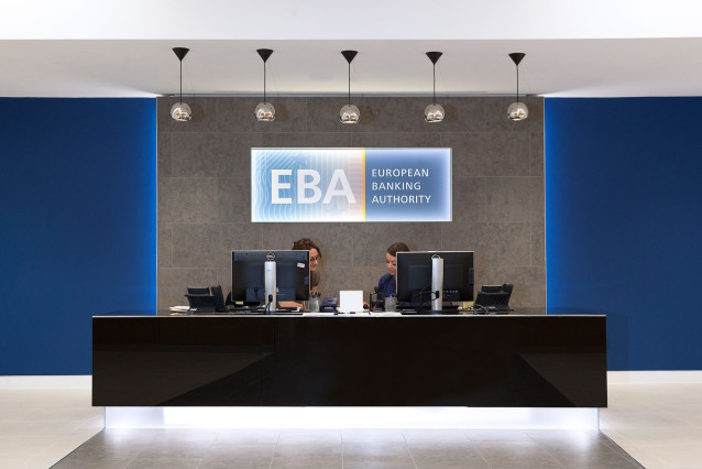 Archivo - Oficina de la Autoridad bancaria Europea (EBA).