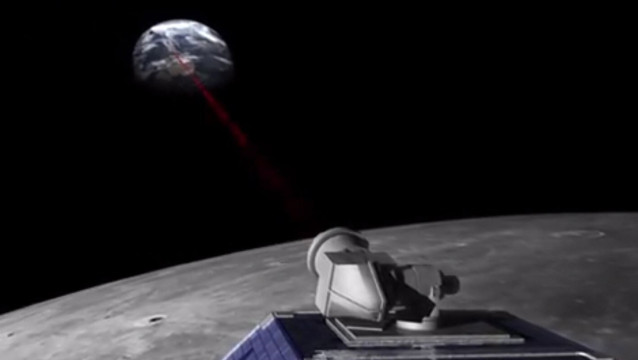Señal láser entre la Tierra y la Luna