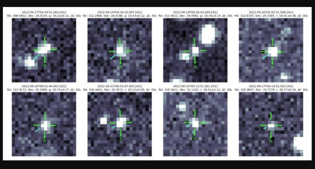 Observaciones adicionales de 2022 SF289