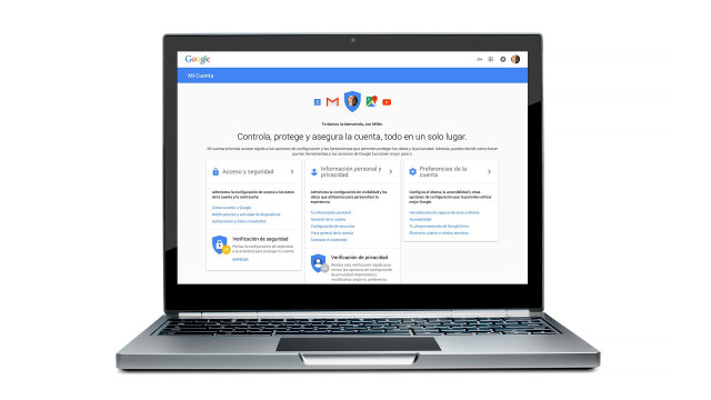 Archivo - Página Mi Cuenta de privacidad y seguridad de Google