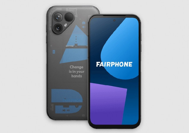 Fairphone 5 en transparente