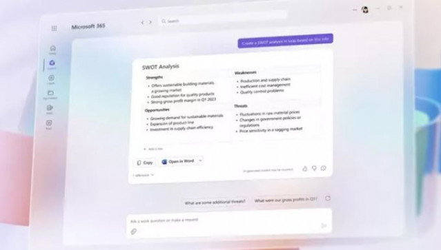 Copilot integrado en Microsoft 365