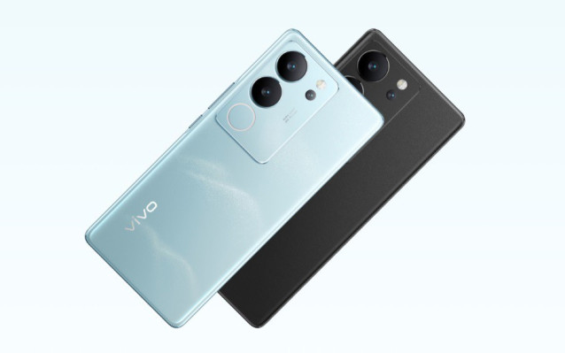 Vivo 29 Pro en los colores azul y negro