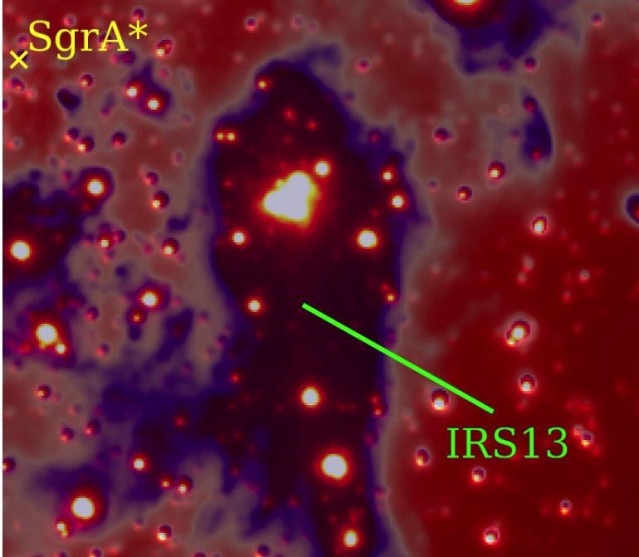 Una vista de múltiples longitudes de onda de los alrededores del agujero negro supermasivo SgrA estrella