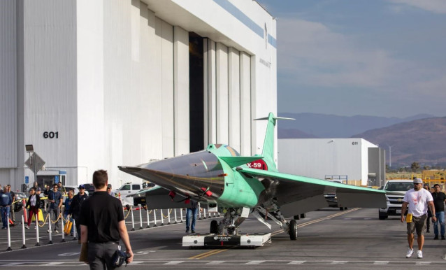 Avión supersónico silencioso X 59