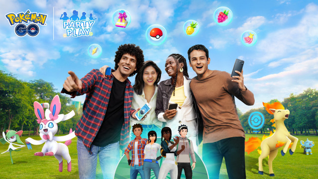 La experiencia conjunta Party Play de Pokémon GO