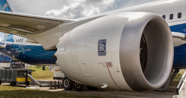 Archivo - Motor de Rolls-Royce