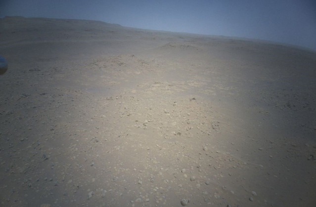 Imagen tomada desde el aire por Ingenuity en su vuelo 62
