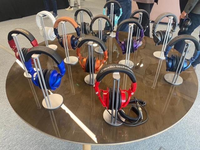 Auriculares M-50 de Audio-Technica.