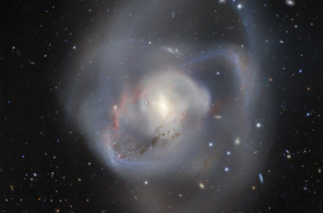 Gemini Sur registró la galaxia NGC 7727