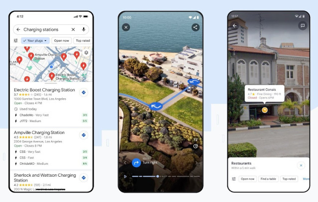 Vista inmersiva de Google Maps