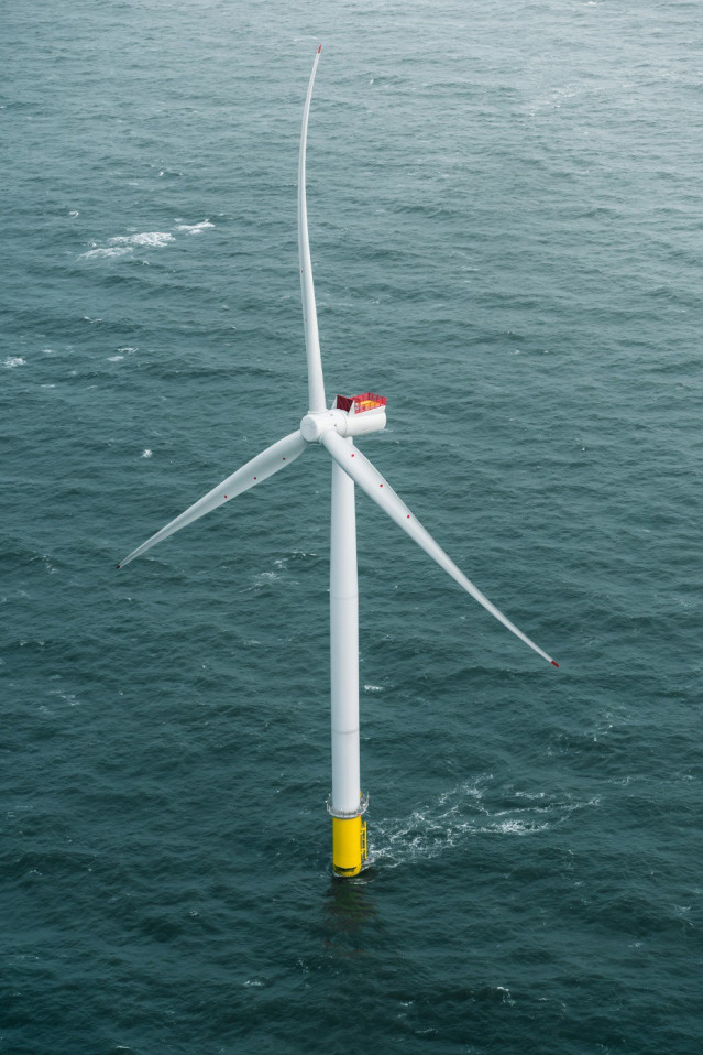 Archivo - Aerogenerador de Siemens Gamesa marino