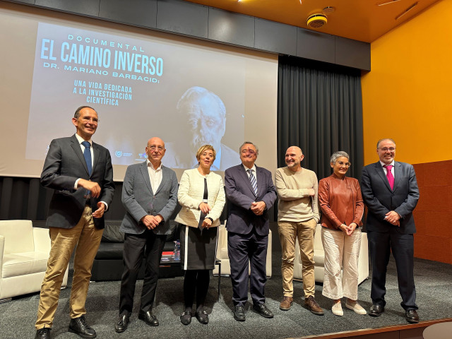 Imagen de la presentación del documental.