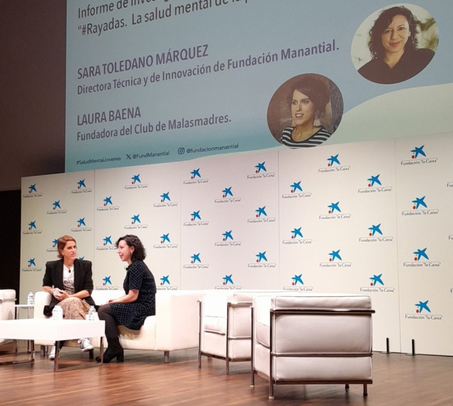 XX Jornada Anual “El reto de la salud mental en personas jóvenes” de la Fundación Manantial en el auditorio de CaixaForum de Madrid.