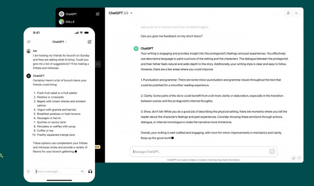 Archivo - ChatGPT en web y móvil