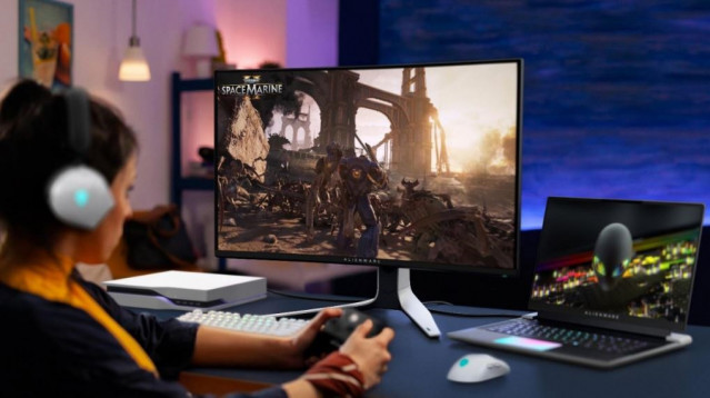 El nuevo Dell Alienware con pantakka curva QD-OLED de 32 pulgadas