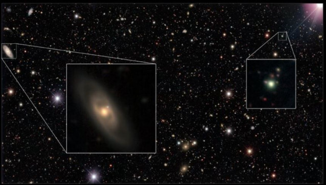 Un Ejemplo De Una Supernova Descubierta Por Dark Energy Survey Dentro Del Campo Cubierto Por Uno De Los Detectores Individuales De La Dark Energy Camera.