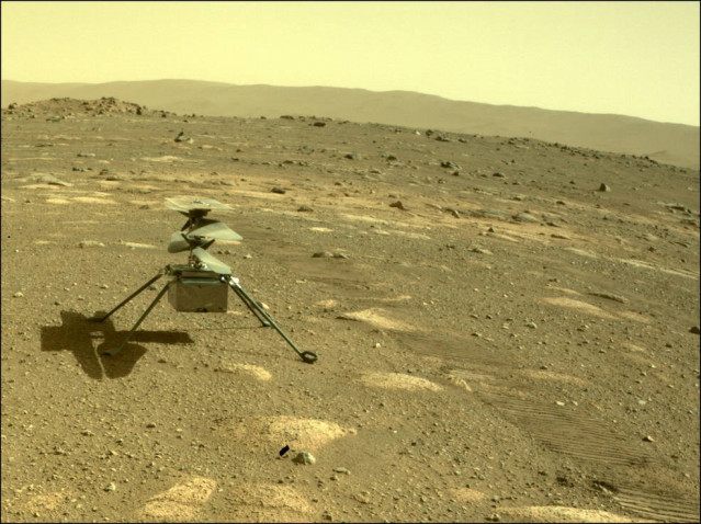 Archivo - El helicóptero Ingenuity de la NASA