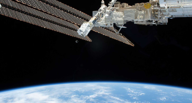 La Tierra vista desde la Estación Espacial Internacional