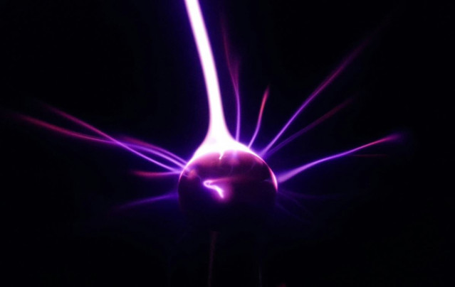 Impresión artística de un experimento cuántico