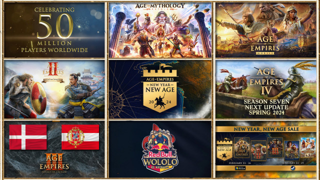 Age of Empires presenta una versión del juego para móviles y anuncia la llegada de Age of Mythology: Retold en 2024.