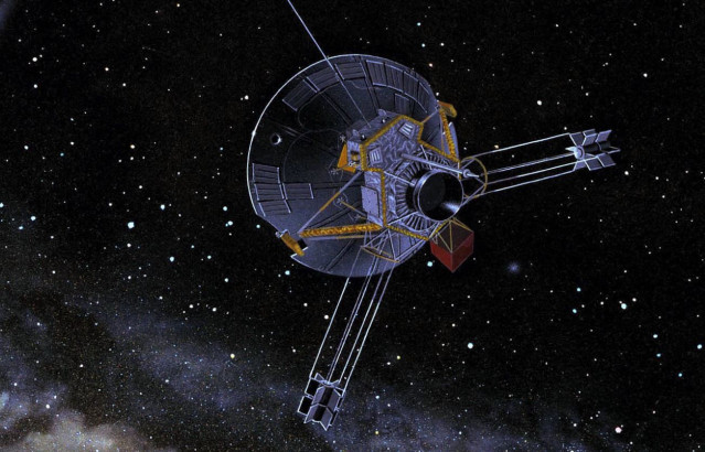 Pioneer 10 en el Sistema Solar exterior