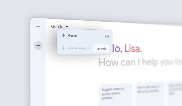 Interfaz del modelo de lenguaje Gemini