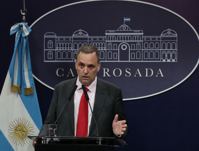 Manuel Adorni, portavoz de la Presidencia argentina