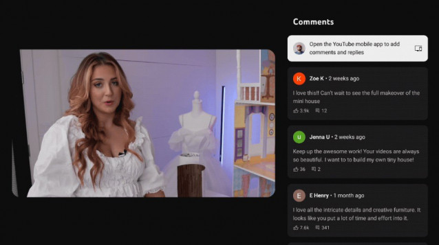 Rediseño de la app de YouTube para TV