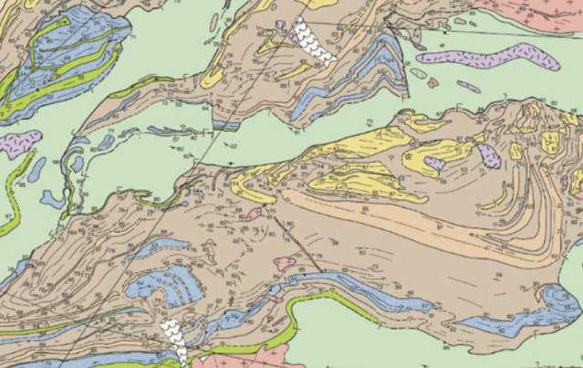 Composición geológica de la zona en Sudáfrica donde se ha encontrado evidencia de terremotos hace 3.000 millones de años
