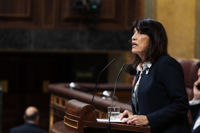 Archivo - La diputada de Junts Pilar Calvo I Gómez durante una sesión plenaria, en el Congreso de los Diputados, a 12 de diciembre de 2023, en Madrid (España). El Pleno del Congreso acoge hoy el primer debate de la proposición de Ley de Amnistía registrad