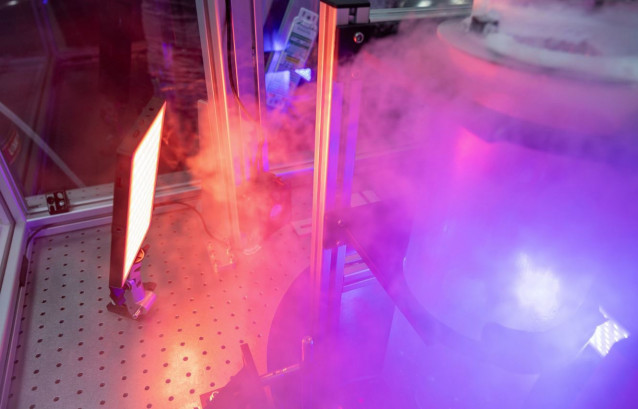 Imagen del experimento de tornado cuántico