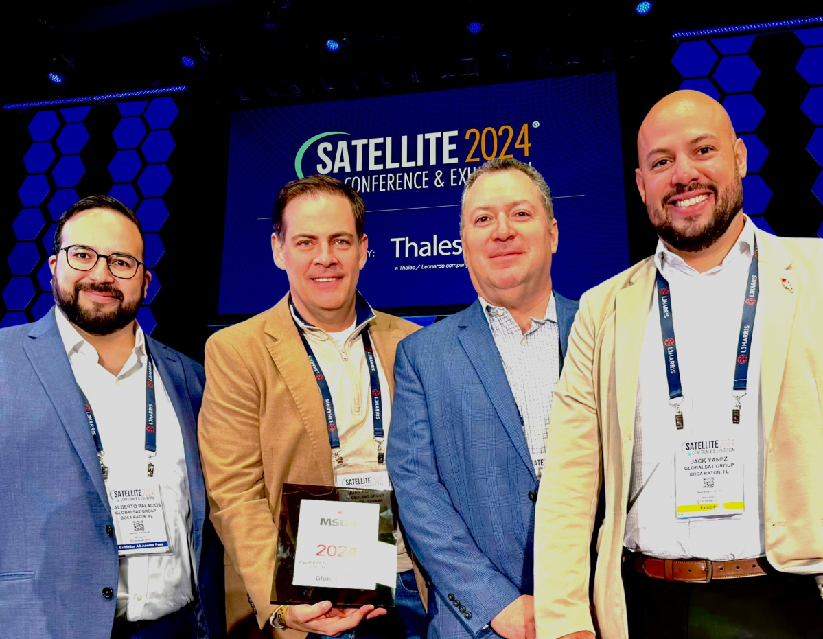 Team Globalsat con premio MSUA 2024