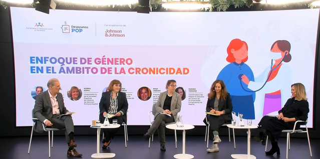 Acto ‘Enfoque de género en el ámbito de la cronicidad’, en el marco de los desayunos POP.