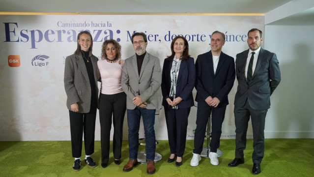 Jornada 'Caminando hacia la esperanza: mujer, deporte y cáncer', organizada este miércoles por GSK y la Liga F