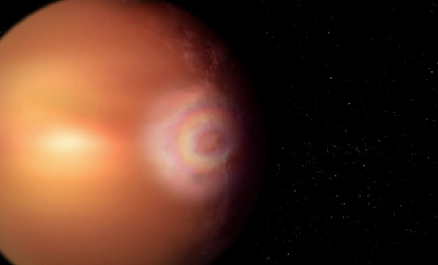 Ilustración del efecto gloria en WASP-76b