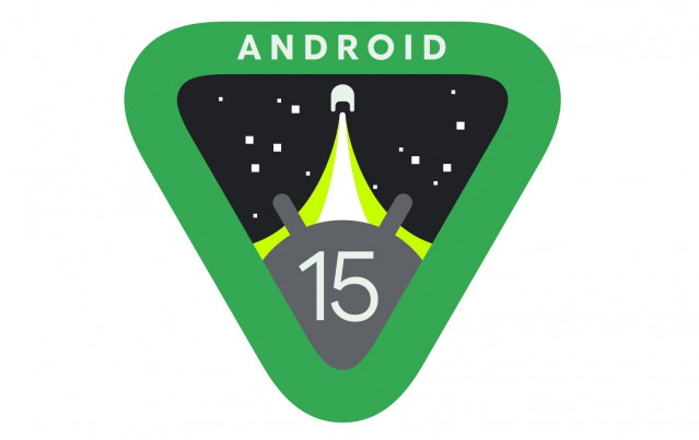 Logotipo de Android 15