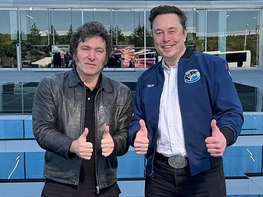 Elon Musk y Javier Milei