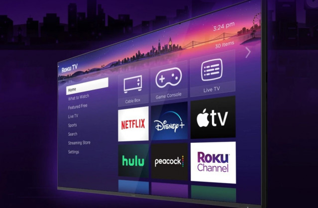 La plataforma de transmisión de TV, Roku.